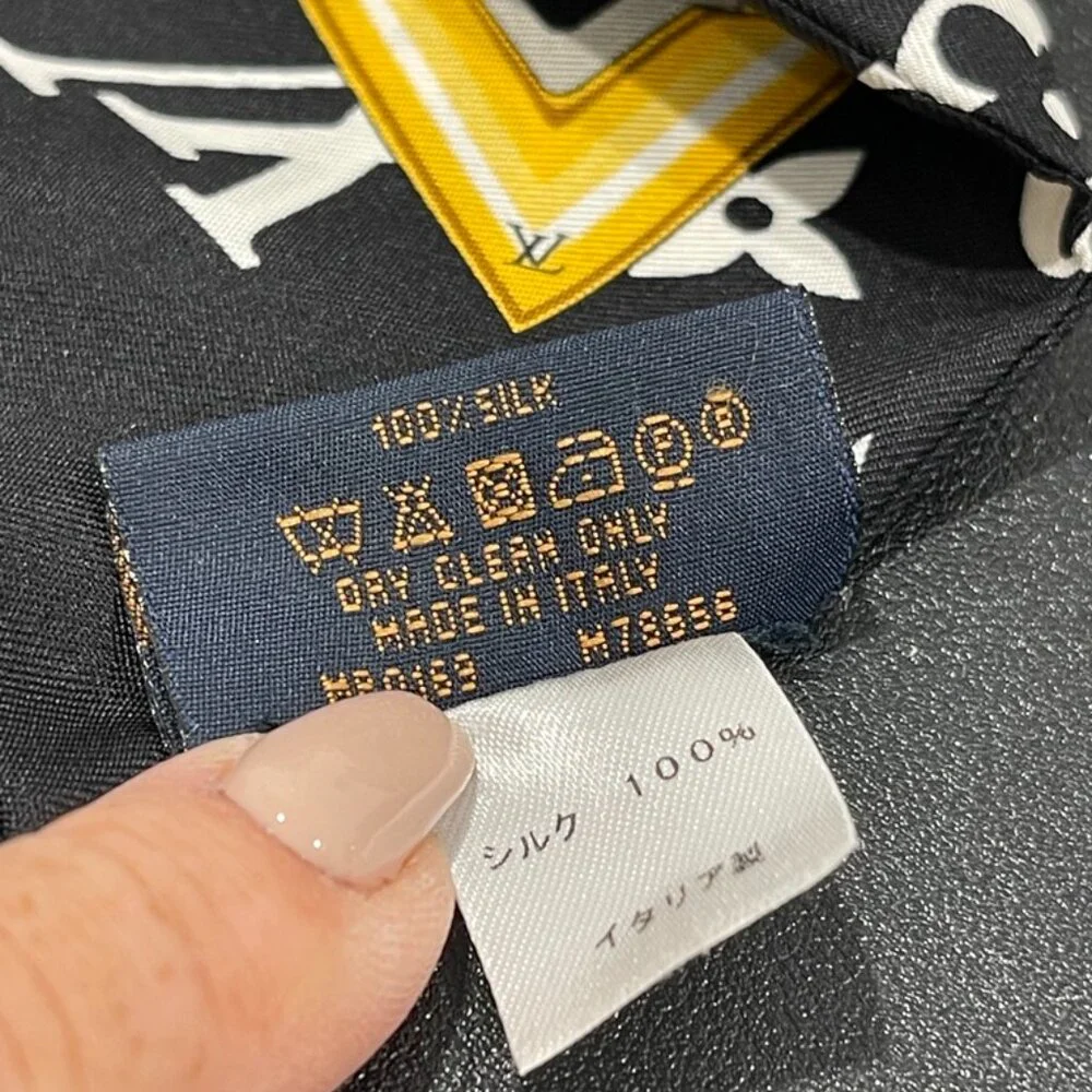 Louis Vuitton Silk Monogram Confidential Bandeau Black (JB1353)